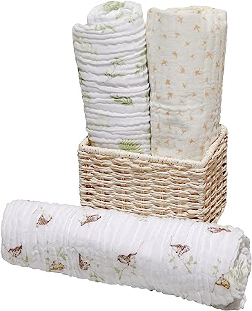 Cueiro Swaddle Soft Bamboo Mami para Bebê 1,20M X 1,20M Contém 03 Unidades