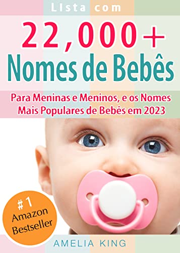 Capa do Livro Nomes de Bebês: Lista com 22.000 Nomes de Bebês