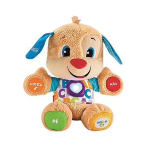 Pelúcia Smart Stages Cachorrinho, Aprender e Brincar, Fisher Price, Mattel