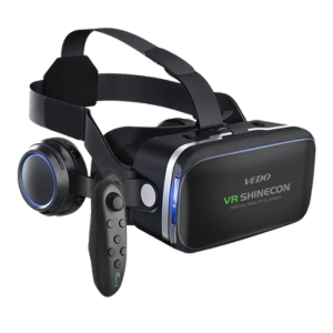 VR Oculos, Fone de ouvido Virtual Reality VR Óculos 3D, Capacetes de cabeça Óculos VR para TV, Filmes e Jogos de Vídeo compatível com Android, Suporte 4,7-6,53 polegadas com controle remoto